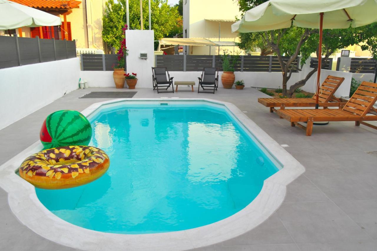 Giovana'S Pool House Aegina Luaran gambar